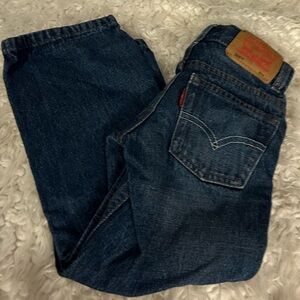 $10 2/15 
Levi's Boys 505 Size 5 slim Dark Wash Jeans k3